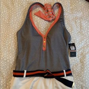 Halter swim suit by Tommy Hilfiger